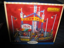 Lemax THE CHA CHA Retired 2007-2011 Carnival Ride Lights & Sound MIB See VIDEO