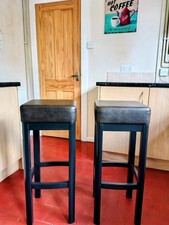 FANTASTIC CAFE/ BAR/BISTRO STOOLS BY GOIN OF MUNICH GERMANY IN  Black&Brown