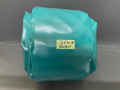 LKW-Plane - Gewebeplane 3 x 10 m - Grün - ca. 800g/m² - B-Ware *EINSEITIG*
