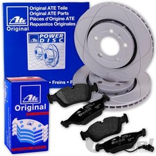 ATE PowerDisc BREMSSCHEIBEN + BELÄGE VORNE passend für VW GOLF 7 PASSAT B8 3G