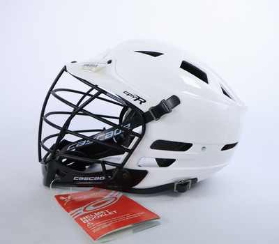 Cascade CPV-R Lacrosse Helmet White S / M - Youth /Adult   21.5-23  NWT
