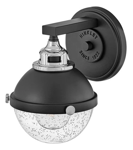 Hinkley Lighting 5170 Fletcher 1 Light 8" Tall Bathroom Sconce - Black - Picture 3 of 5