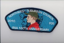 Northwest Suburban Council SA-18 100th Anniversary 2010 FOS CSP