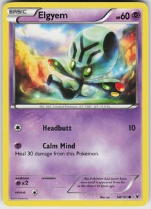 Pokemon Elgyem (54) 54/101 Noble Victories Common card