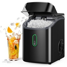 Nugget Ice Maker Countertop, Pebble Ice Maker with Soft Chewable Ice