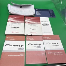 2008 Toyota Camry Owners Manual Quick Reference Guide Navigation With Case