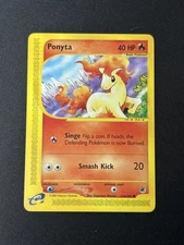 Ponyta 2002 Pokemon Vintage # 126/165 Expedition E-Reader Non Holo Foil