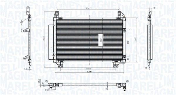 Magneti Marelli 350203837000 Kondensator, Klimaanlage FüR Toyota-image