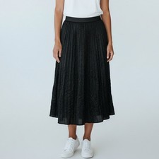 Vintage 80's Handmade Black Floral Tapestry Skirt Adjustable Waist Size Large