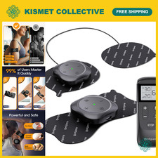 Wireless TENS Unit 30 Modes Muscle Stimulator for Pain Relief - 2 Pack Rechargea