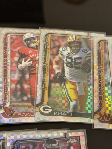 2025 Topps Chrome Football X-FRACTOR Singles YOU PICK + 2 Card Min Purchase Plz! - 第 4/19 張圖片