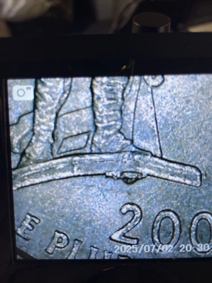 2000 Massachusetts Quarter With Nice Die Break On Obverse And Broadstruck - Image 2 of 4