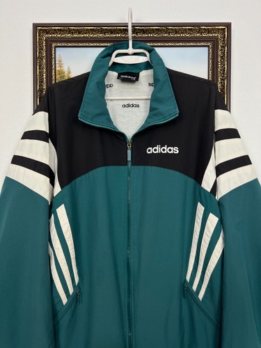 Vintage 90's Adidas Panathinaikos Football Template Jacket Soccer Track Top Sz L - Picture 2 of 16