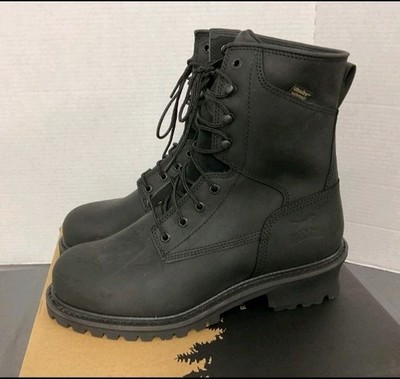 Sz 10 Irish Setter Mesabi 8 Inch Logger Boot Steel Toe Waterproof Men's