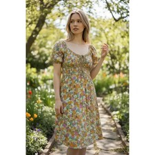 Billabong Floral Mini Dress | Cottagecore Mil...