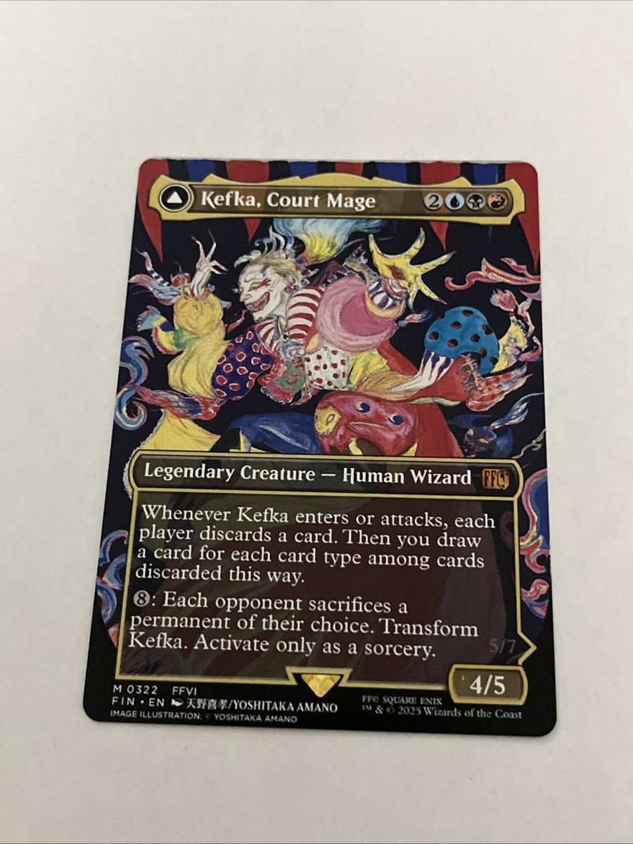 MTG: Kefka, Court Mage (0322) (Borderless) Final Fantasy Non Foil