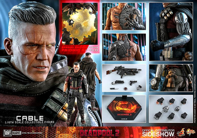 HOT TOYS CABLE DEADPOOL 2 JOSH BROLIN NEW SEALED SHIPPER FIGURE MARVEL SPECIAL
