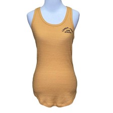 Lorna Jane Luxe Athletic Gold Racerback Tank M