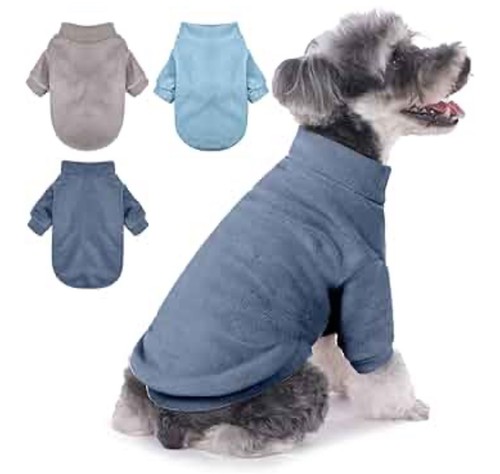 Dog Sweater, 3 Pack Dog Sweaters for Small Dogs Girl Boy, Ultra Soft Warm Puppy - Picture 7 of 7