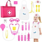 Doctors Set for Kids, 34PCS Kids Doctors Kit with Nurses Costume, Kids Doctors