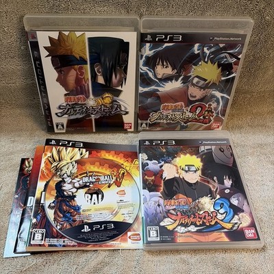 Naruto Ultimate Ninja Storm 1 2 3 & DragonBall Xenoverse PS3 Japan Lot Tested