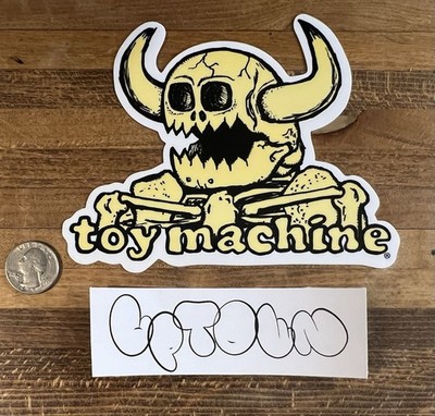 Toy Machine Cracked Monster Sticker Ed Templeton Zero Jamie Thomas Turtle Boy