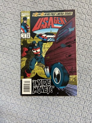 U.S. Agent #2 - Inside Moves! (Marvel Comics 1993) Captain America
