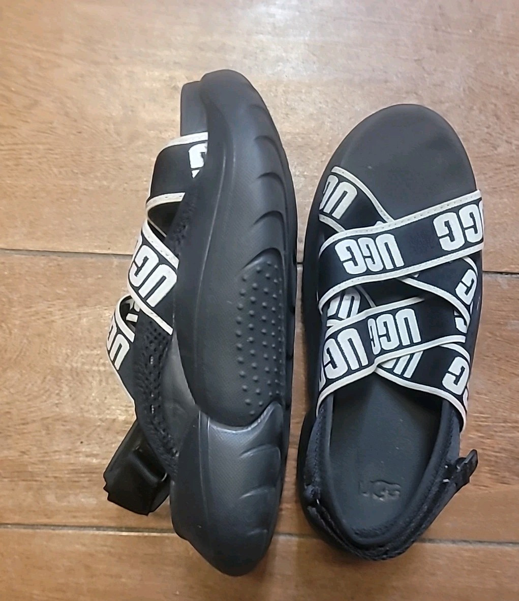 UGG LA CLOUD SLINGBACK RUNNER BLACK PLATFORM SAND… - image 7