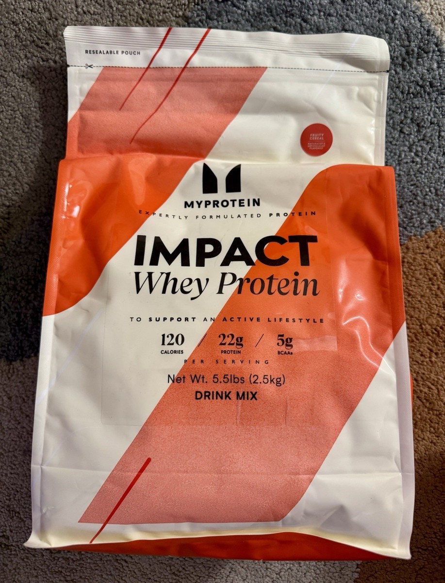 Myprotein Impact Whey Protein - Fruity Cereal - 5.5 lbs (2.5kg 