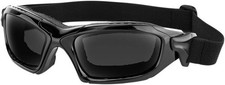 Occhiali da sole moto BOBSTER Boost grigio nero BDSL001