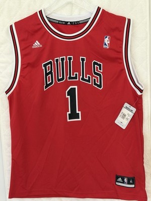 adidas BULLS ユニフォーム ROSE1 Derrick Rose #1 Chicago Bulls Adidas Jersey Youth Size XL Brand