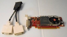 DELL ATI Radeon HD 3450 Low 0Y103D GRAPHIC VIDEO CARD PCI-E w/ Dual Monitor Cbl