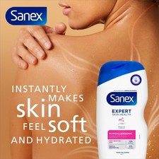 3 x Sanex Biomeprotect Hypoallergenic Shower Gel 3X 450Ml | Gently Cleanses 7.40 per litre