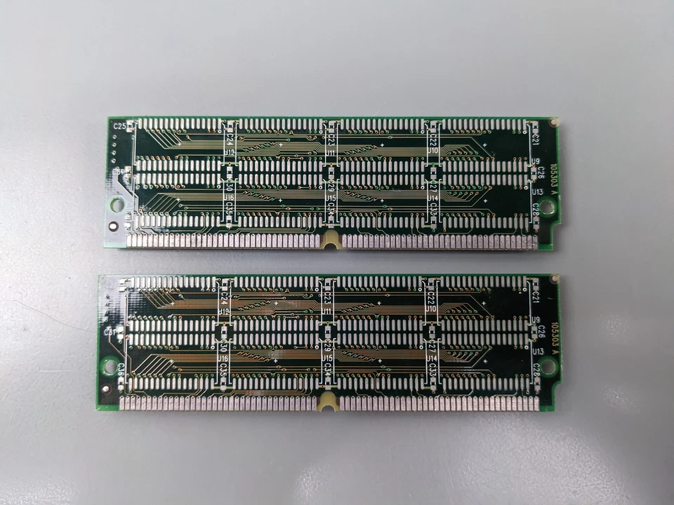 (2) Super 64MB EDO SIMMs, 72-pin RAM Memory Sticks (128MB Total) ST0005-C64 - Image 3 of 3