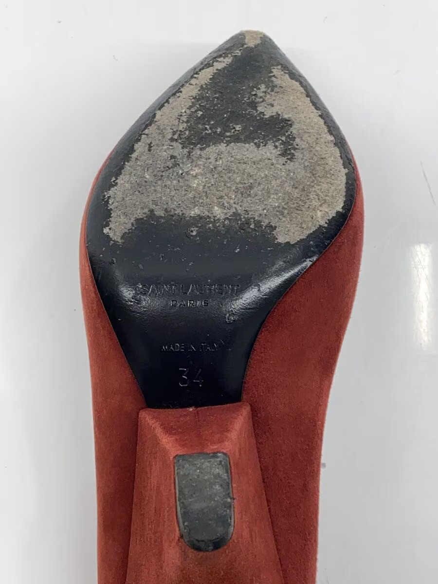 Saint Laurent Pumps 34 Brw Suede 484389 Jlr29 thumbnail 6