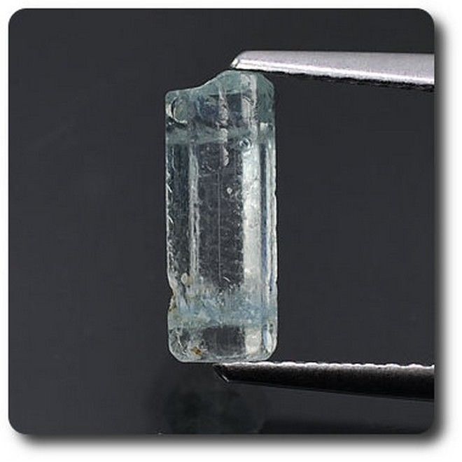 Aigue-marine du Brésil - Pierre taille tonneau 3,41 ct