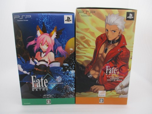 Fate Extra Type-Moon Box & Ccc Type Moon Virgin White Box Mit Figur PSP Japan - Bild 4 von 21