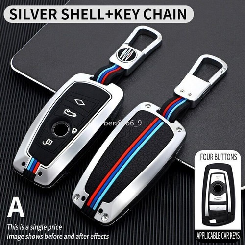 Galvanized Alloy Car Key Fob Case Cover For BMW 3 4 5 Series F20 F21 F30 F31 F25 - Picture 15 of 19