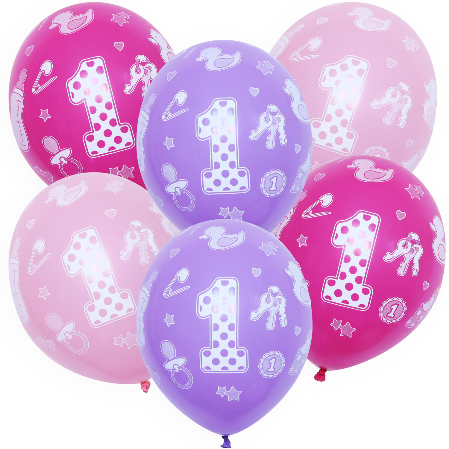 50 Stück Metallic Pink Luftballons – 12 Zoll (30cm), Helium-tauglich, Für Geburtstag, Hochzeit, Abschluss
