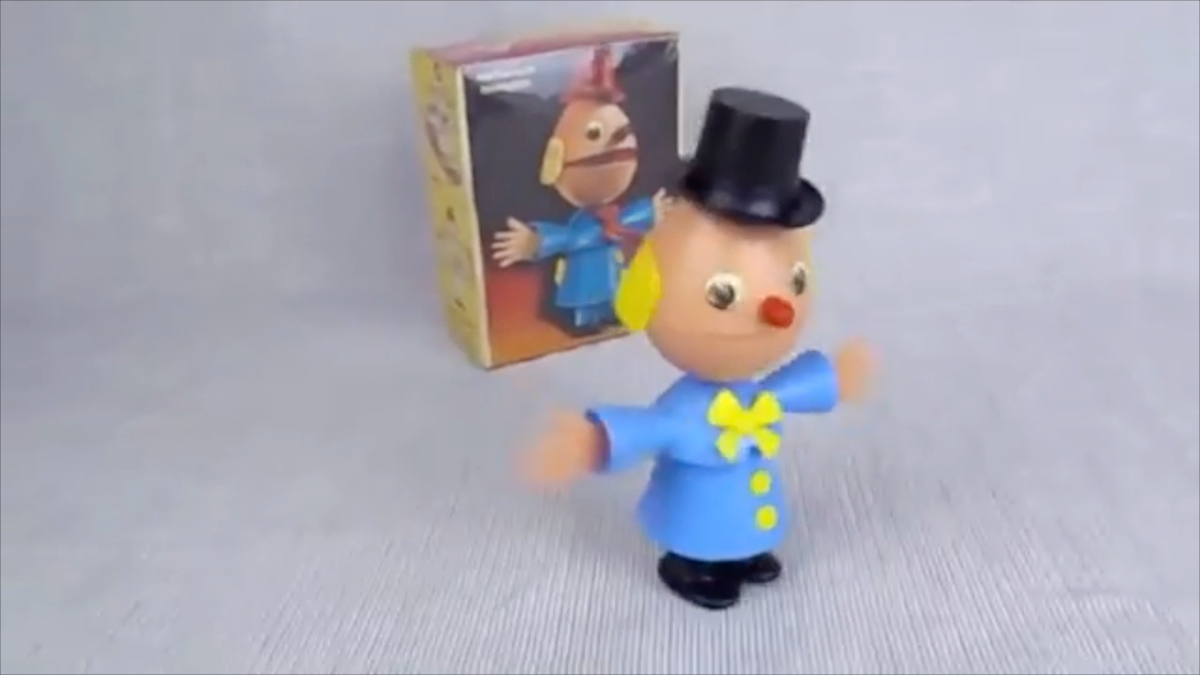 Laughing Clown wind-up toy Kohler GnK Western Germany with