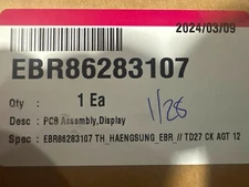 LG Pcb Assembly Display EBR86283107 NEW IN BOX AE4