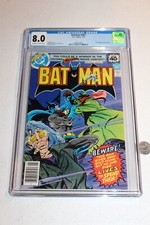 CGC 8.0 Batman 307 1979 1st APP Lucius Fox Key Book Aparo Cover Art NEWSSTAND 
