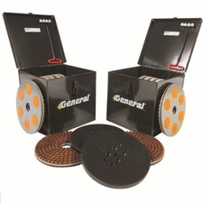 General Diamond Concrete Polishing System Dual Head Floor Grinder Slightly Used