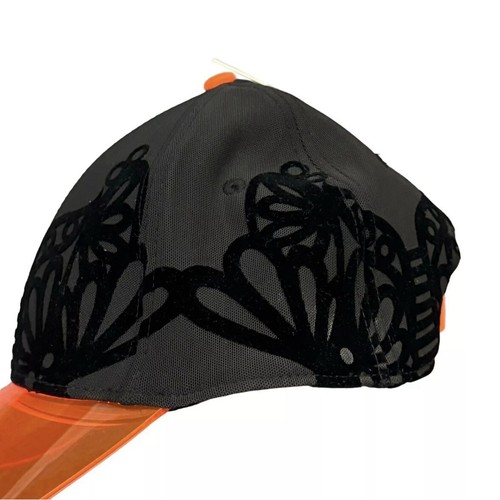 Gorra Puma X Sophia Webster Negra Coral Ardiente (Talla Única) Nueva Con Etiquetas - Imagen 2 de 9