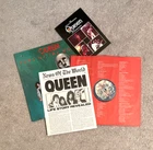 QUEEN NEWS OF THE WORLD 1977 USA 1st US PRESS W/BROCHURE, FLYER - RARE Lp - MINT