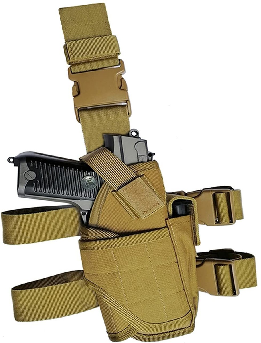 Fondina Tattica Universale Per Pistola Airsoft - Cosciale Regolabile - Foto 2
