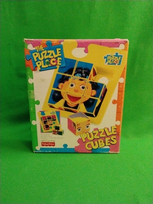 Fisher Price The Puzzle Place Cubes Faces Blocks