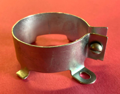 1-3/8'' Can Capacitor Mounting Clamp ~ NOS ~ VINTAGE ~ 2-hole Mounting Ring