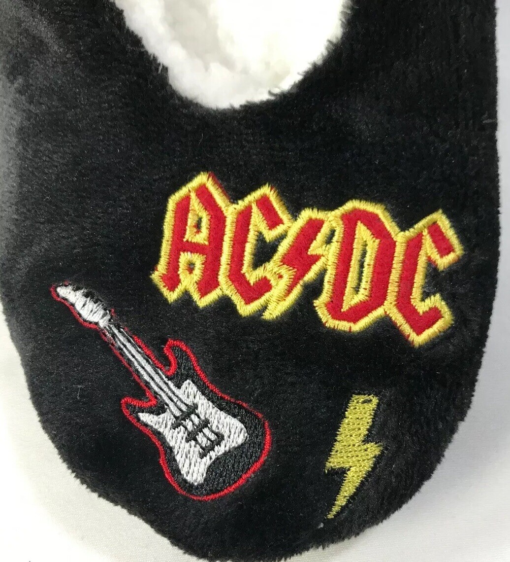 AC/DC SLIPPERS SIZE S/M 5 / 7 Black with Tags for sale online | eBay UK