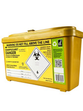 Sharps Bin 1L Safe Medical Waste Needle Disposal by Sharpsguard